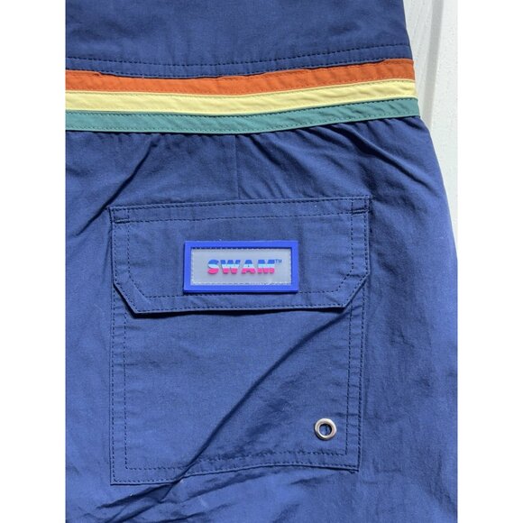 NWT WOODPECKER SWAM WPS001 Men's Size S Swim Short Trunks Navy Blue - Picture 6 of 12